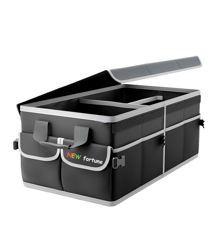 H-09 กระเป๋าเก็บของท้ายรถแบบพับได้หลายช่องทนทาน