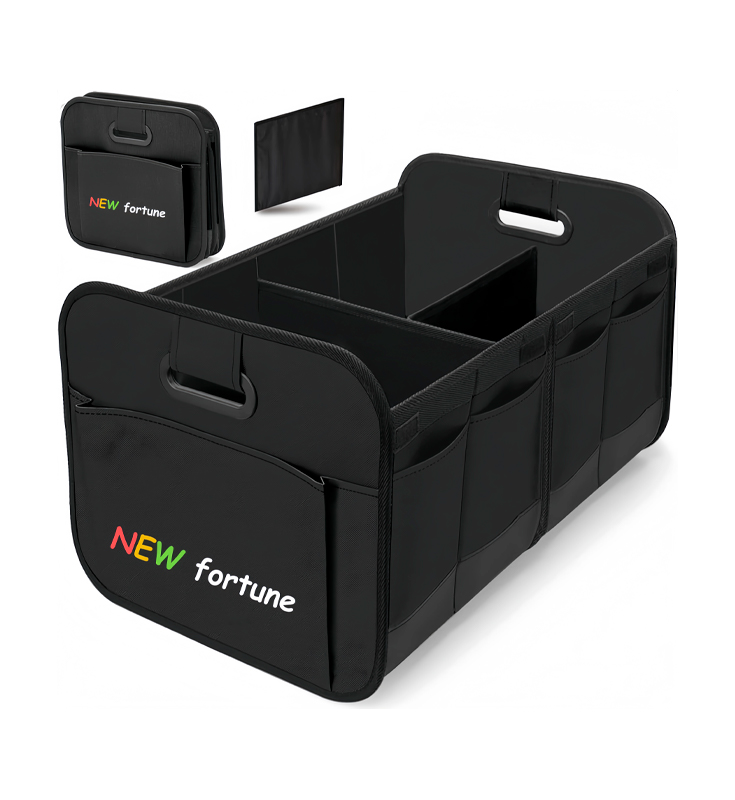 H-12 กระเป๋าเก็บของท้ายรถแบบพับได้หลายช่องพร้อมที่จับเสริมแรง