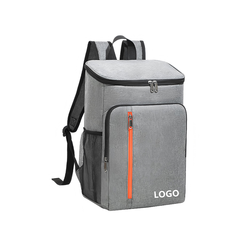 B-16 กระเป๋าเป้สะพายหลังกันน้ำสีเทาแบบพกพาเหมาะสำหรับการเดินป่ากลางแจ้ง