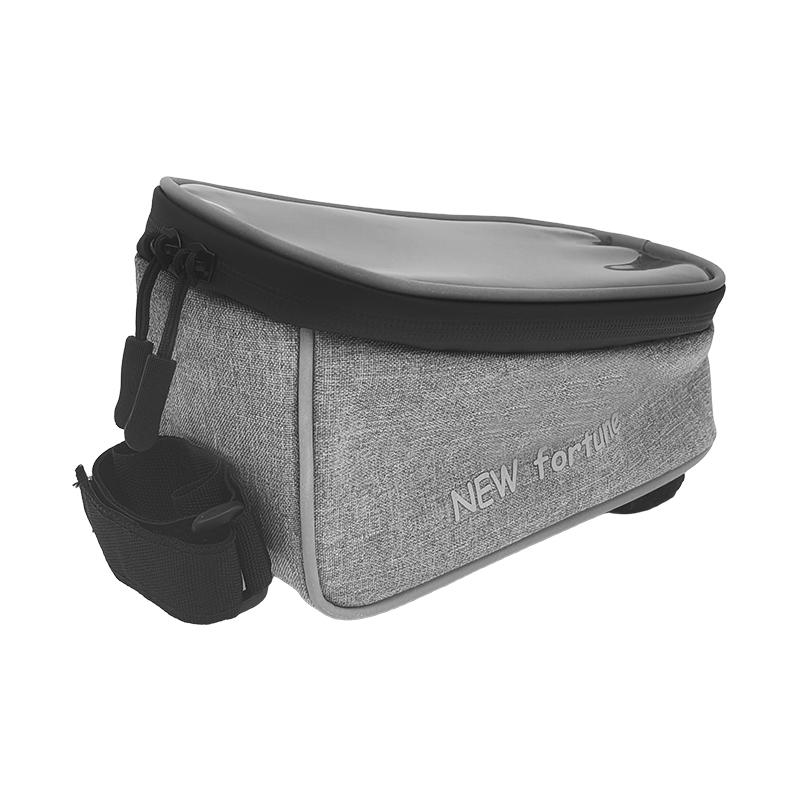 BI-07 กระเป๋ากันน้ำสำหรับจักรยานสีเทา ติดตั้งง่าย