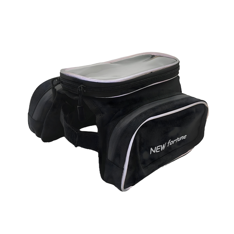 BI-08 แพ็คเกจโครงท่อจักรยานเสือภูเขากันน้ำสีดำ